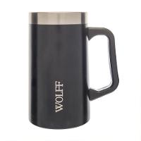 Caneca Térmica Wolff Em Aço Inox Preto 500ml - 3