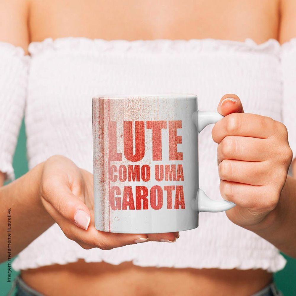 Lute Como Uma Garota - Caneca De Qualidade Premium - 5