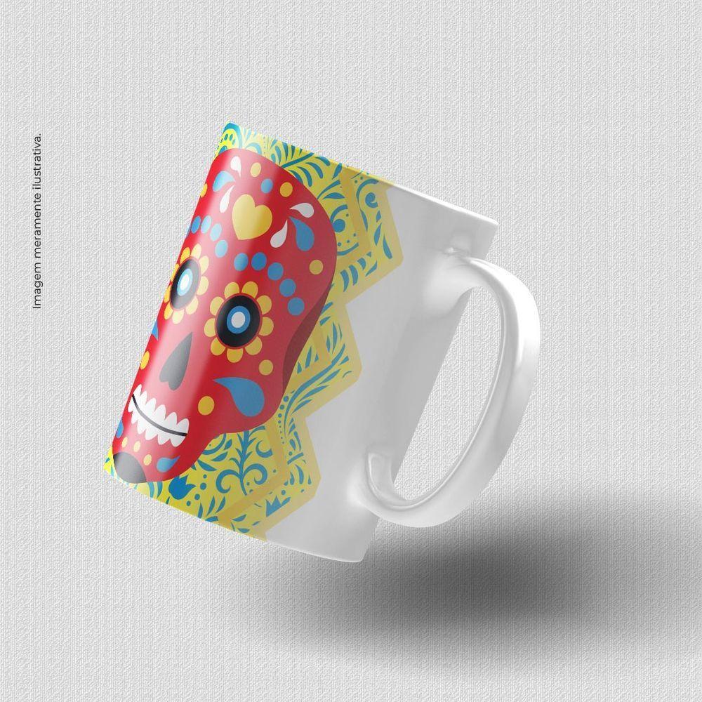 Dia De Los Muertos - Caneca De Qualidade Premium - 3