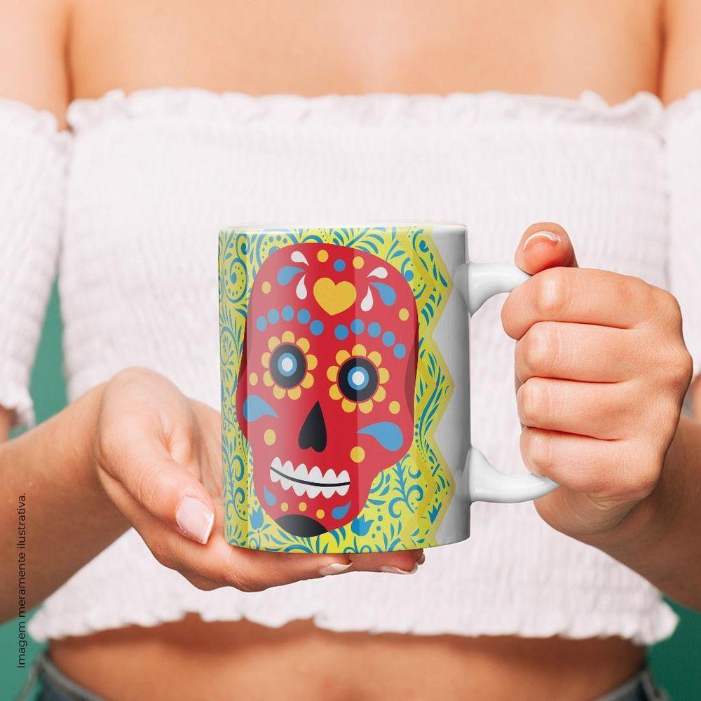 Dia De Los Muertos - Caneca De Qualidade Premium - 5
