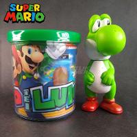 Kit Conjunto Boneco Colecionável Yoshi 10cm + Caneca Personalizada Super Mario World 350ml Cor:verde;gênero:masculino;ta