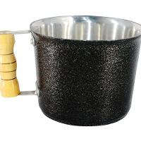 Canecão de Alumínio Fundido Craqueado Cabo Madeira 2 Litros - 1