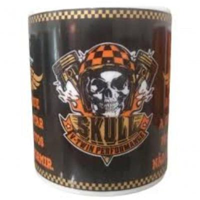 Caneca De Cerâmica Harley Davidson Premium 300Ml Branco