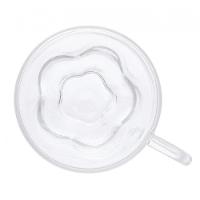 Jogo De Xícaras De Café Parede Dupla Flor Hibisco 75 Ml Lyor - 1