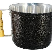 Canecão de Alumínio Fundido Craqueado Cabo Madeira 2 - 1