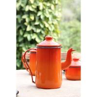 Caneca Grande Esmaltada Laranja 370 Ml Ewel - 3