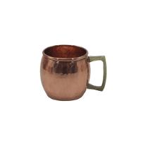 Caneca Bojuda Moscow Mule Drinks Cobre Alça Em Bronze 450Ml - 1