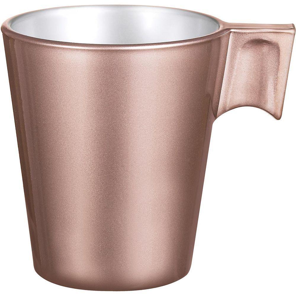 Luminarc Flashy Xícara Expresso 6X6X6Cm 80Ml Vidro Temperado Rose - 1