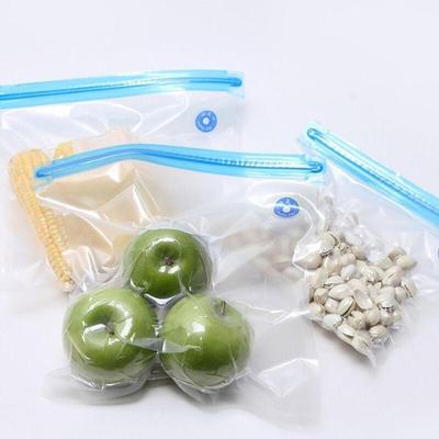 Kit 100 Saco Reutilizável Conserva Alimentos À Vácuo 22X34Cm