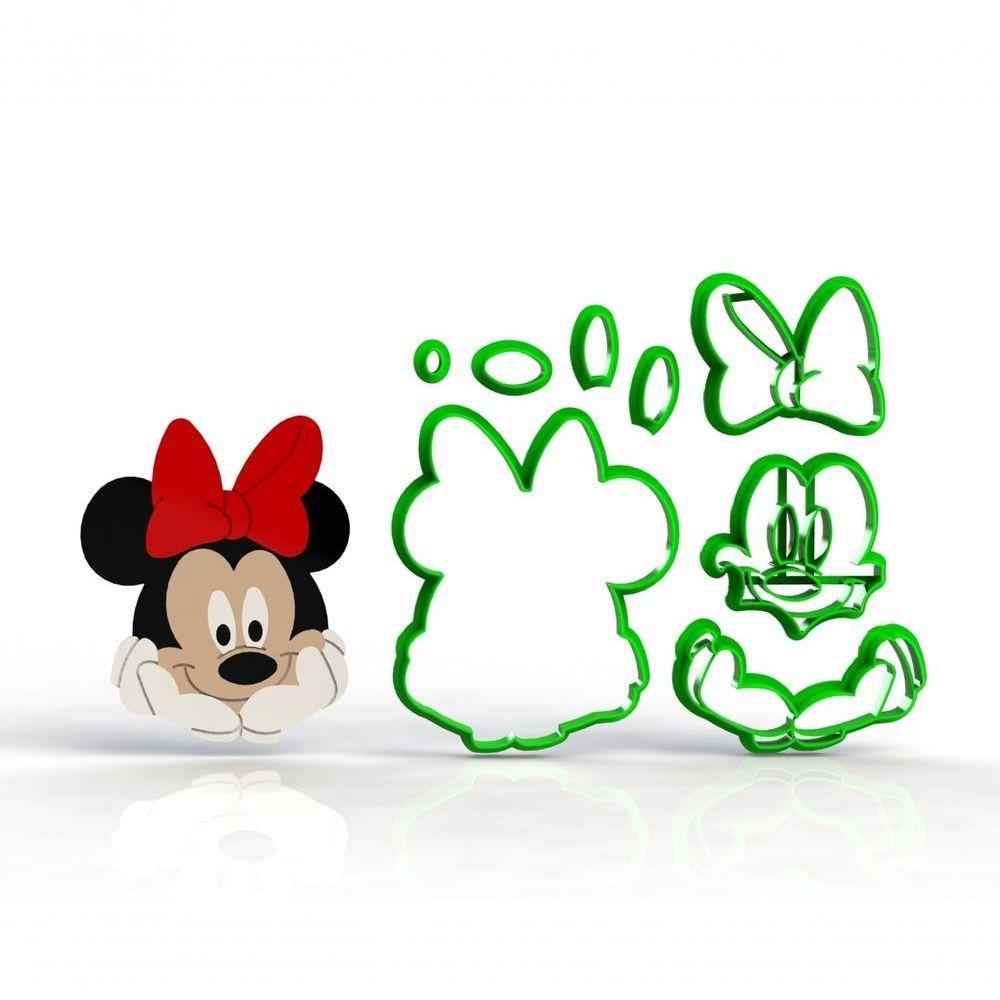 Cortador Minnie Apaixonada - Modular 5 Cm - 1