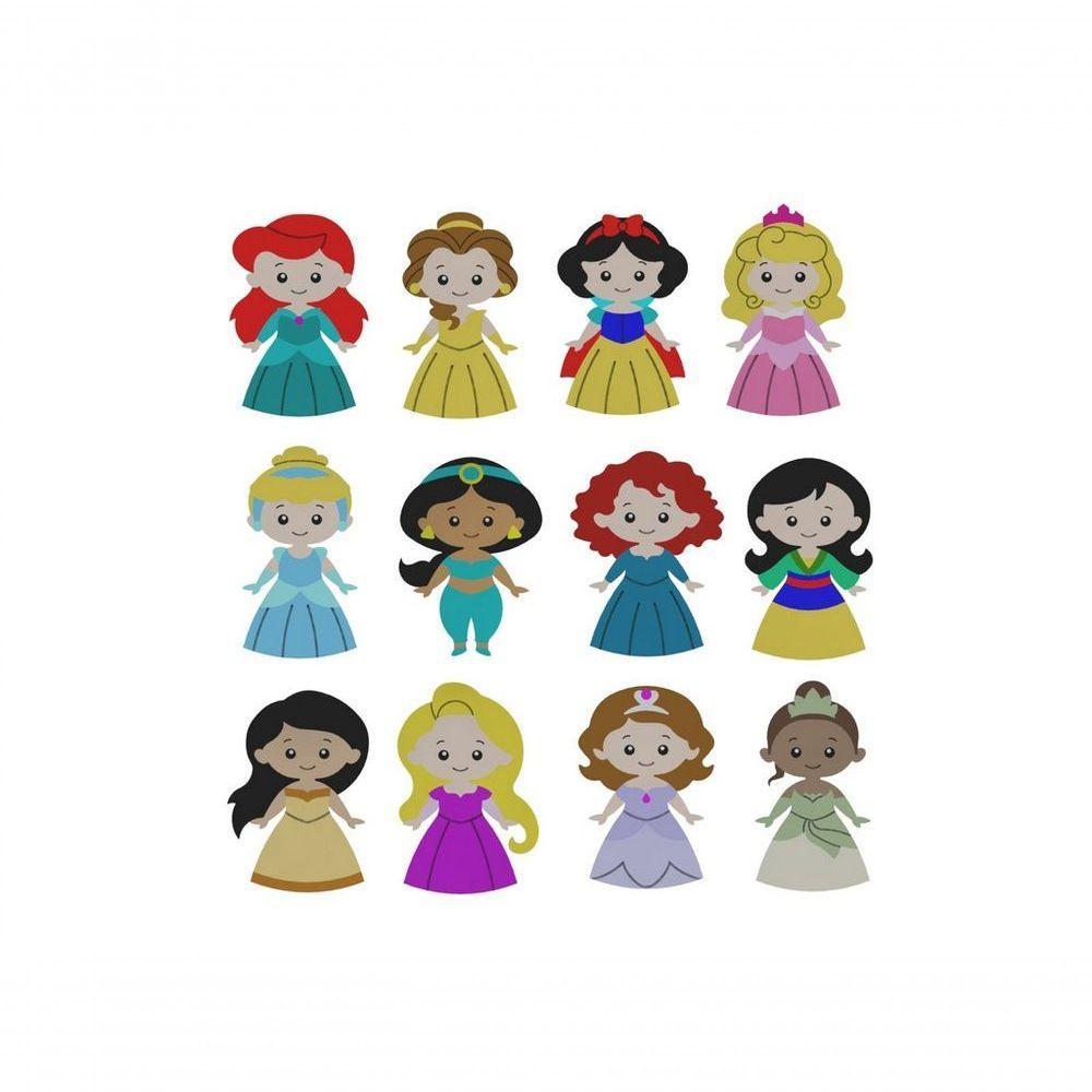 Cortador Kit Princesas - 12 Modelos Modulares 8 Cm - 2