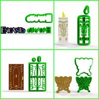 Cortador Encanto - Kit 4 Modelos 5 Cm - 1