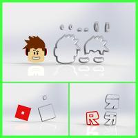 Cortador Kit Roblox - 3 Modelos Modulares 6 Cm - 1