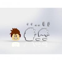 Cortador Kit Roblox - 3 Modelos Modulares 6 Cm - 2