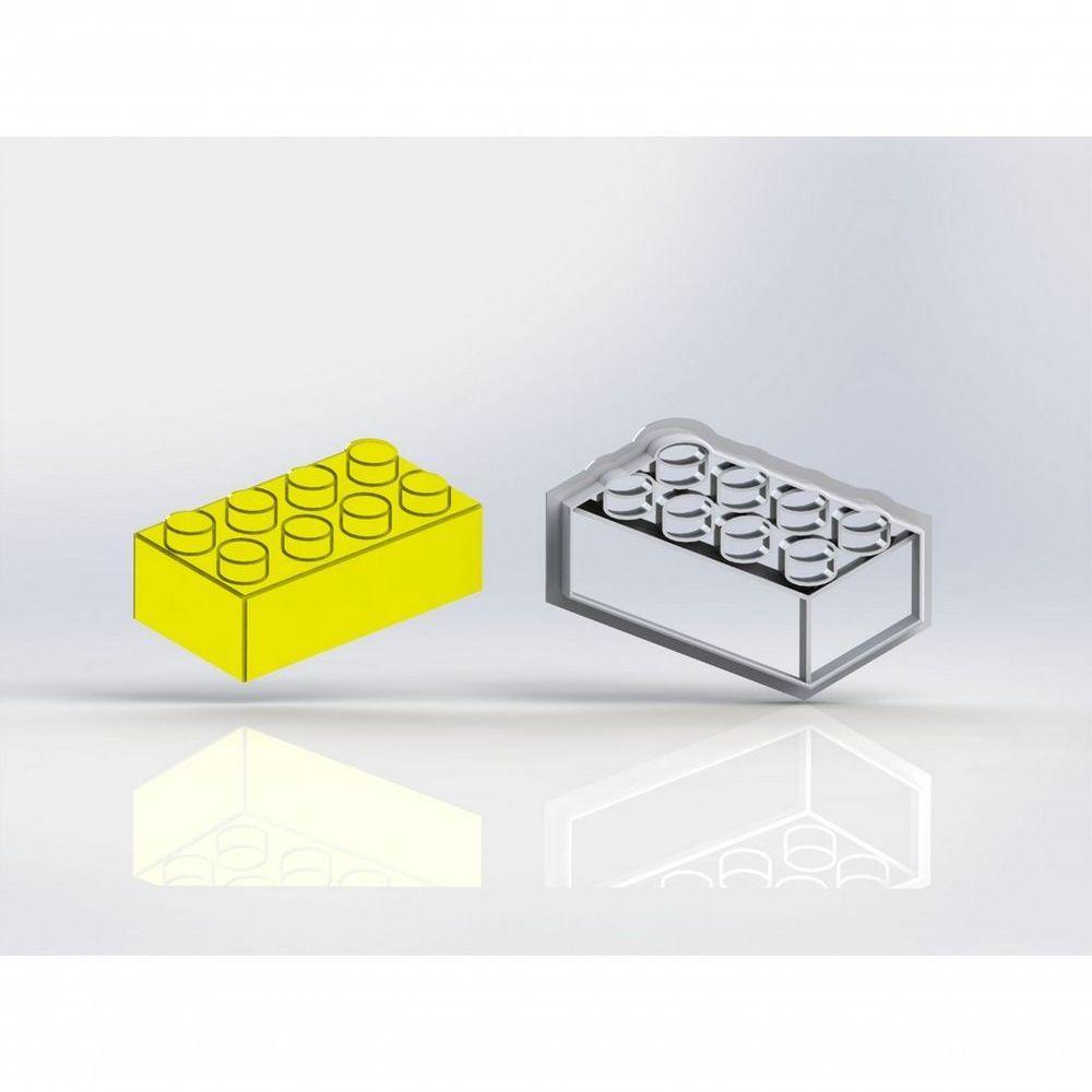 Cortador Kit Lego - 3 Modelos 6 Cm - 2