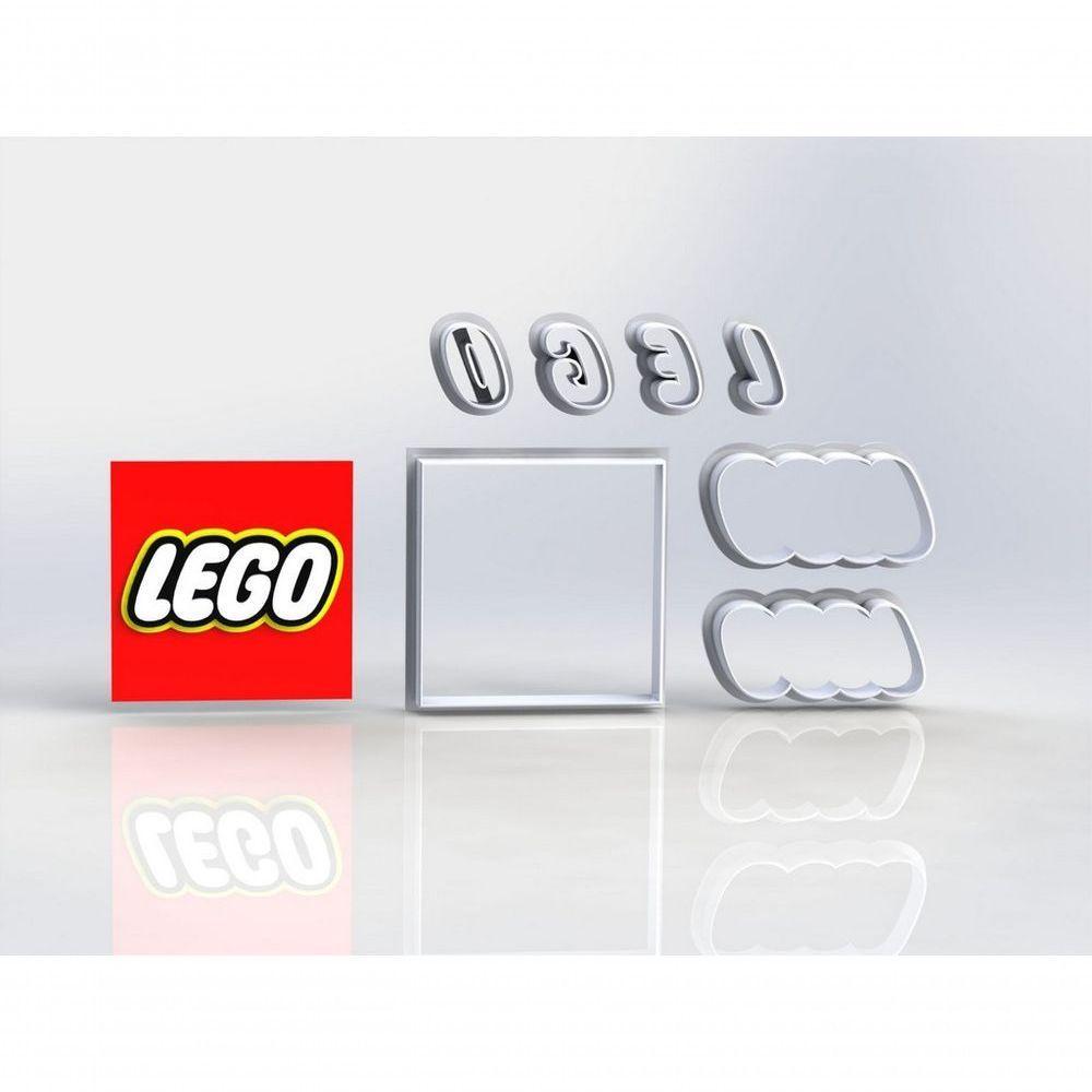 Cortador Kit Lego - 3 Modelos 6 Cm - 4