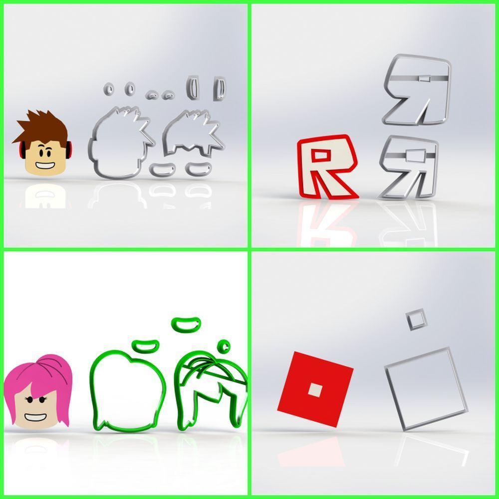 Cortador Kit Roblox - 4 Modelos Modulares 6 Cm - 1