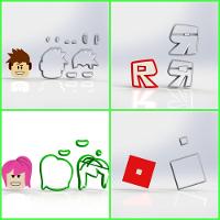 Cortador Kit Roblox - 4 Modelos Modulares 6 Cm - 1