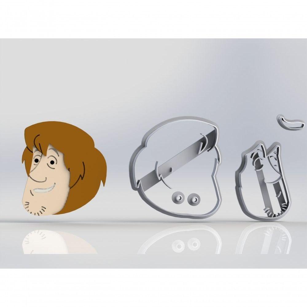 Cortador Scooby Doo - Salsicha Modular 6 Cm - 1