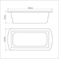 Forma Para Pão E Bolo Brasil Grafite Em Alumínio Com Revestimento Antiaderente 22 Cm 1,2 - 6