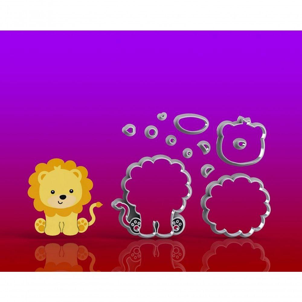 Cortador Kit Safari Corpo - 7 Modelos Modulares 8 Cm - 6