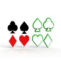 Cortador Arlequina - Naipes 6 Cm - 1