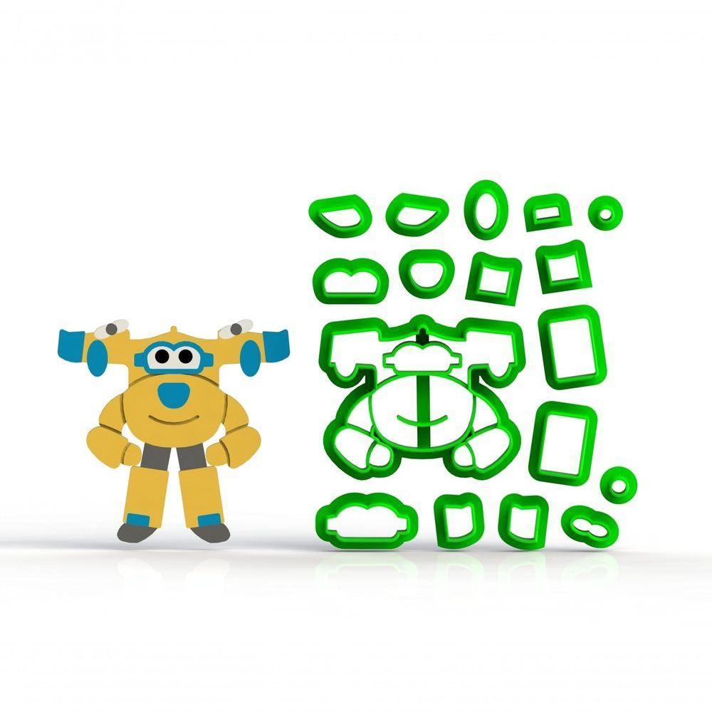 Cortador Super Wings - Donnie Modular 5 Cm - 1