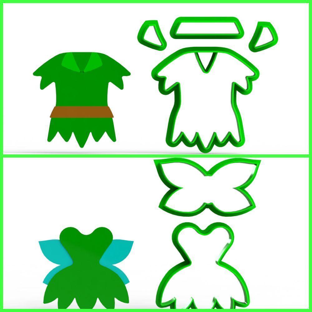 Cortador Kit Peter Pan 2 Modelos 5 Cm - 1