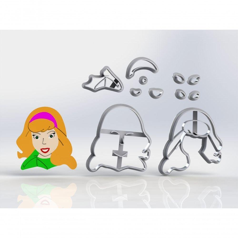 Cortador Scooby Doo- Daphne Modular 6 Cm - 1