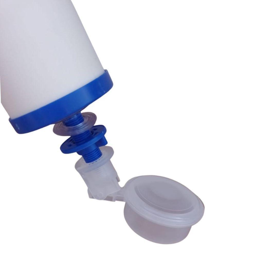 Vela C/ Carvão Ativado Para Filtro De Água De Barro + Boia - 3