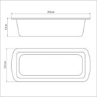 Forma Para Pão E Bolo Vermelha Em Alumínio Com Revestimento Antiaderente 26 Cm 1,4 L