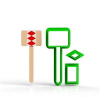 Cortador Arlequina - Martelo Modular 6 Cm - 1