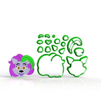 Cortador Animatronics Five Nights Loba Roxanne 6 Cm