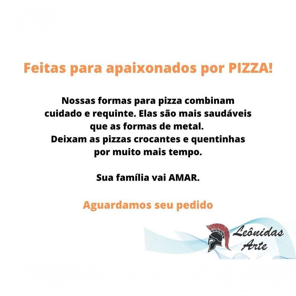 Forma De Pedra Sabão Para Pizza 42 Cm Alças De Cobre Curada - 2