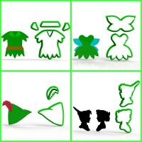 Cortador Kit Peter Pan 4 Modelos 5 Cm - 1