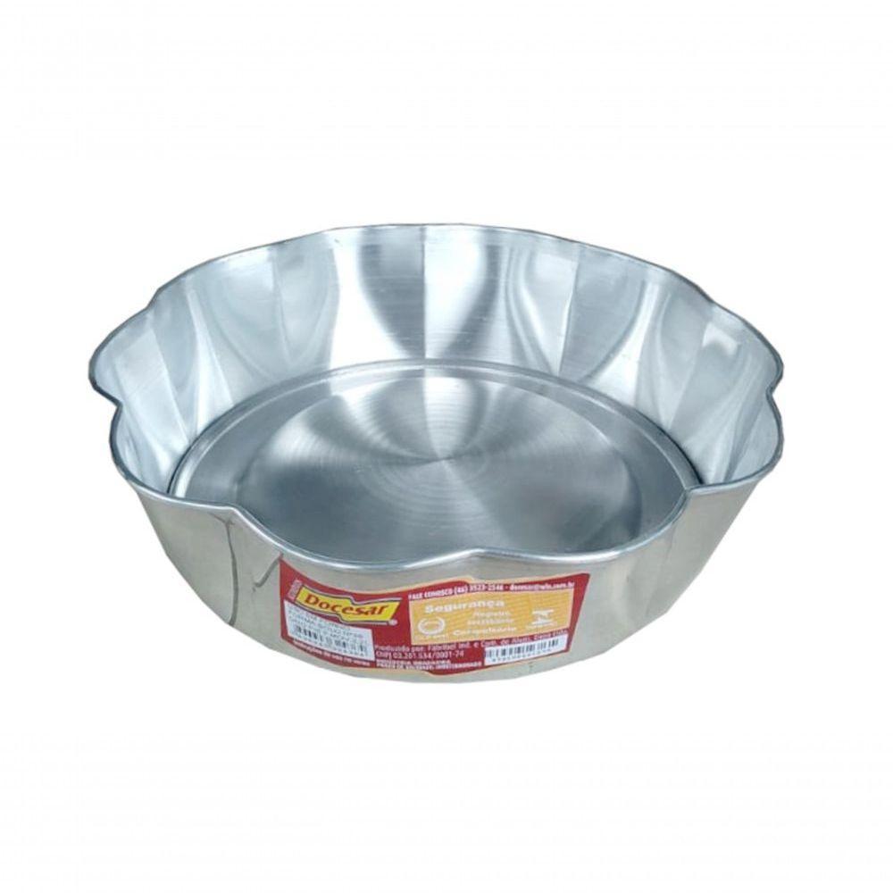 Forma Assadeira P/bolo Piscina Fundo Removível Nº 26 Docesar - 2