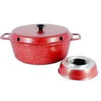 Forma Para Bolo Craqueada Com Cone Alumínio Fundido 22cm - 1