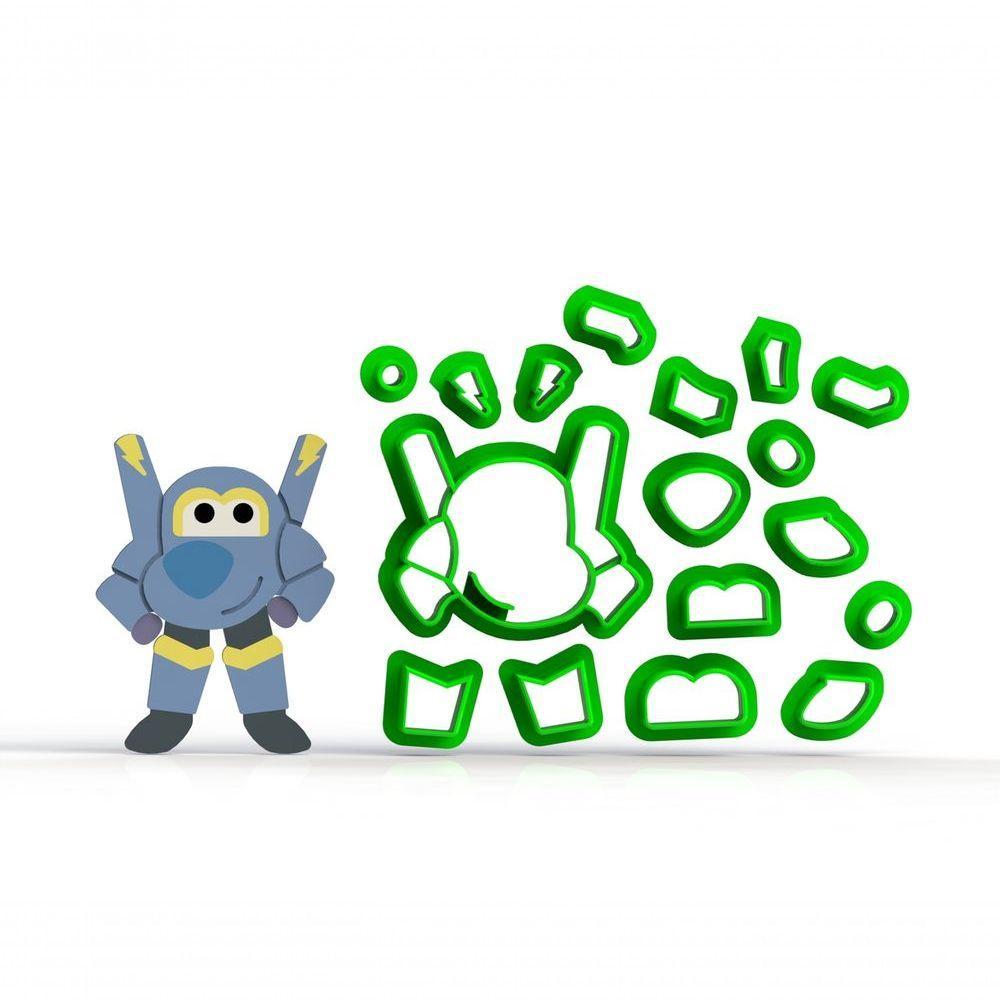 Cortador Super Wings - Jerome Modular 5 Cm - 1