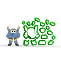 Cortador Super Wings - Jerome Modular 5 Cm - 1