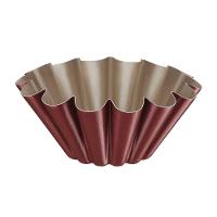 Forma Para Brioche Vermelha Em Alumínio Com Revestimento Antiaderente 22 Cm 1,3 L - 1