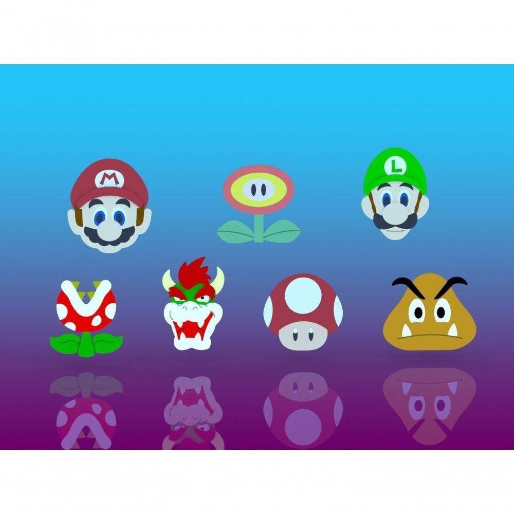 Cortador Kit Mario - 07 Personagens Modulares 5 Cm 5 Cm - 1