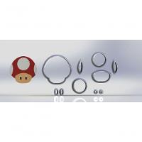 Cortador Super Mario - Toad - Modular 5 Cm - 1