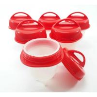 Kit 06 Forminhas De Silicone Cozedor De Ovos Easyeggs - 6