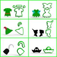 Cortador Kit Peter Pan 6 Modelos 5 Cm - 1