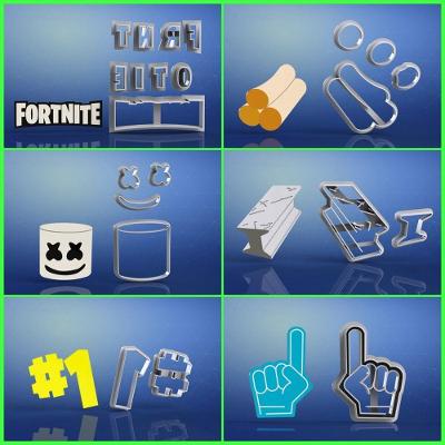 Cortador Kit Fortnite - 23 Modelos Completo 5 Cm