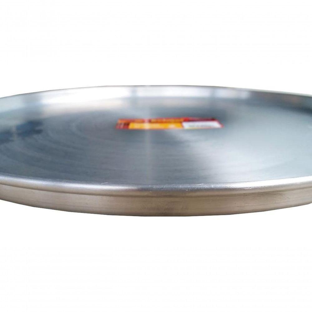 Forma De Pizza Grande Alumínio 40cm Borda Reforçada Belmar - 1