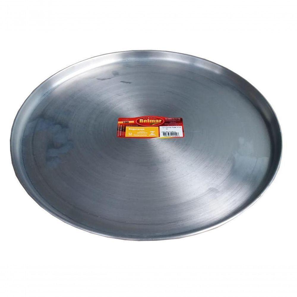 Forma De Pizza Grande Alumínio 38cm Borda Reforçada Belmar - 2