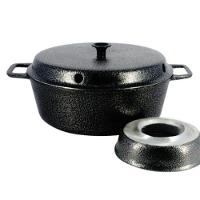 Forma Para Bolo Craqueada Cone Alumínio Fundido 28cm Preto - 1