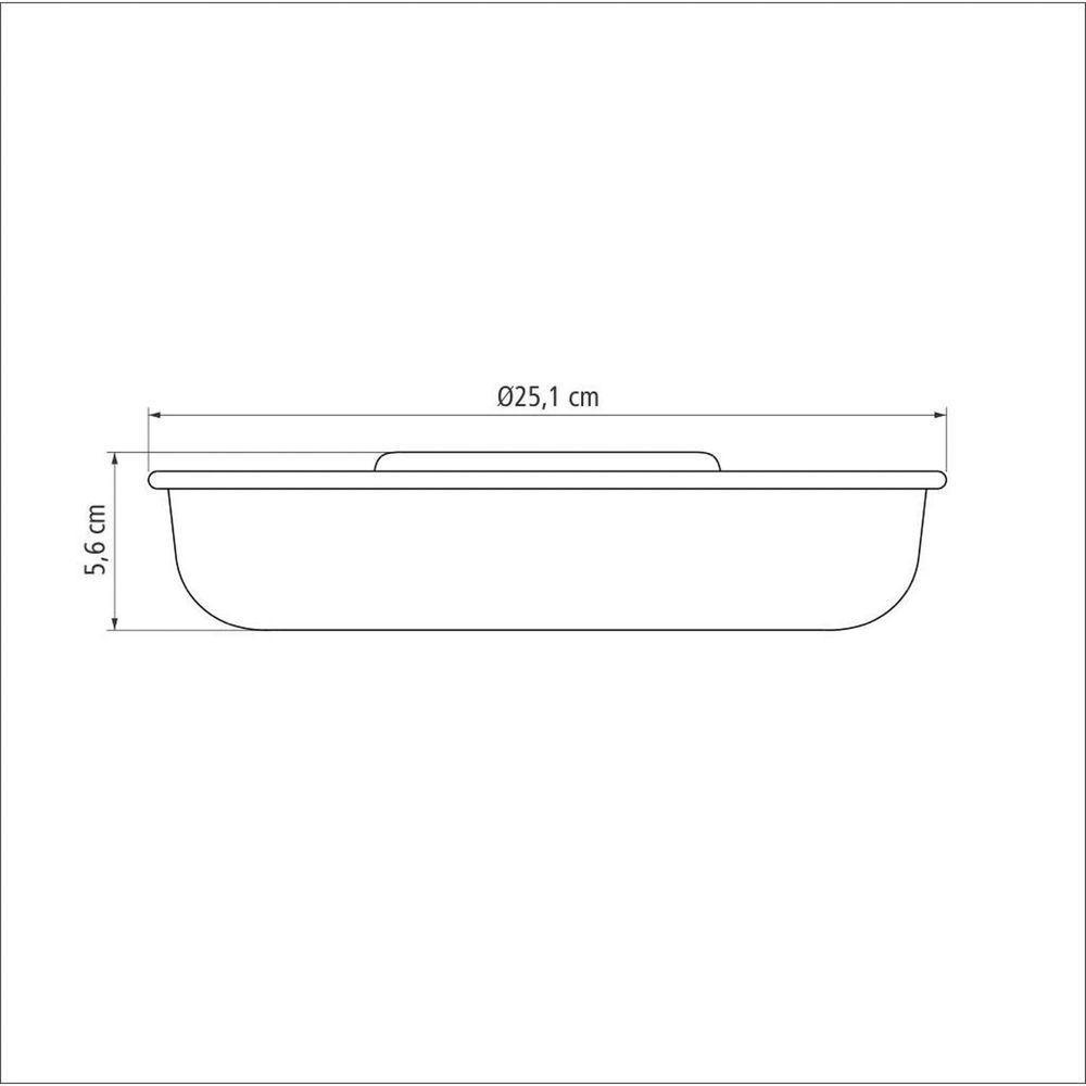 Forma Para Bolo Alumínio Com Revestimento Antiaderente Starflon Grafite 24 Cm 1,4 L - 4