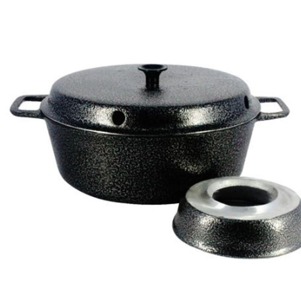 Forma Para Bolo Craqueada Com Cone Alumínio Fundido 26cm - 1